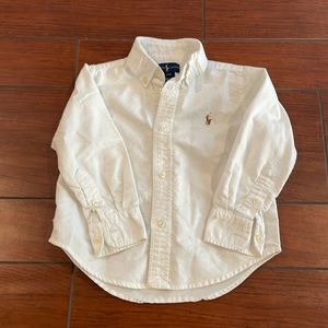 3T Toddler Boys Ralph Lauren White Button Up